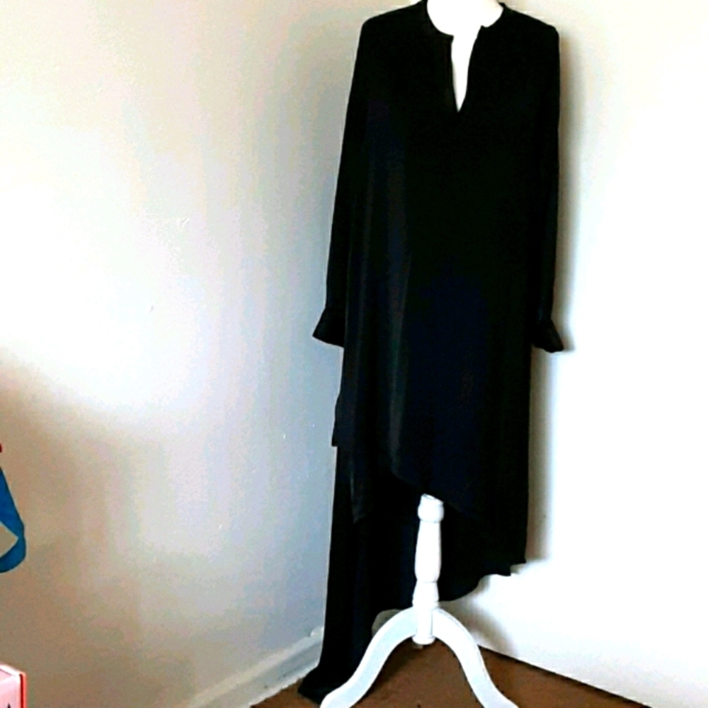 BCBGMAXAZRIA Eddie Black Asymmetrical Dress - Picture 4 of 16